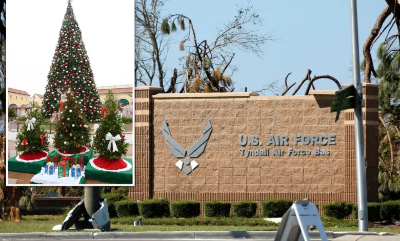 Air Force families at Florida base ordered to strip early Christmas lights from homes by ‘Grinch’ management corp