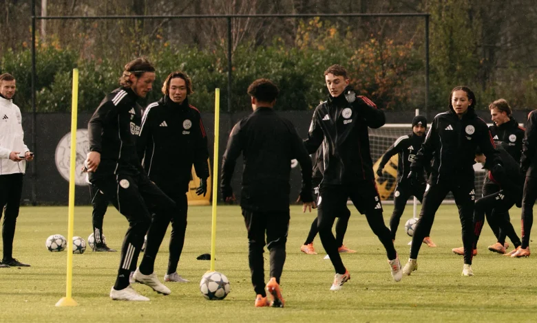 Ajacieden prepare for home clash with Benfica