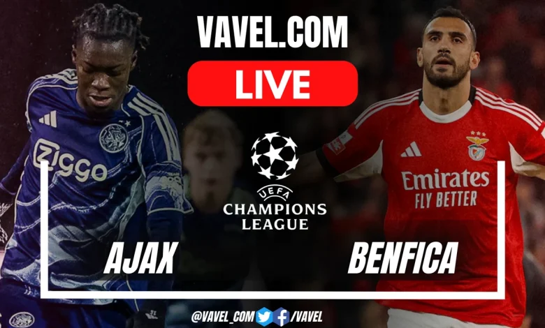 Ajax vs Benfica LIVE Score Updates in UEFA Champions League Match