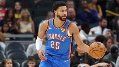 Ajay Mitchell injury update: OKC Thunder guard won't return vs. Suns with knee contusion