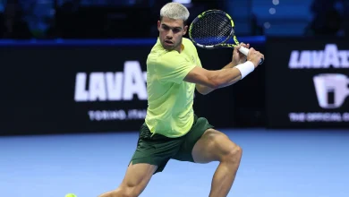 Alcaraz se pone el disfraz de Federer: Su revés a una mano de puro ballet contra Fritz