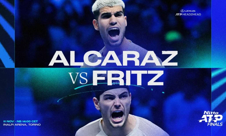 Alcaraz v Fritz: duelo de ganadores en las Nitto ATP Finals