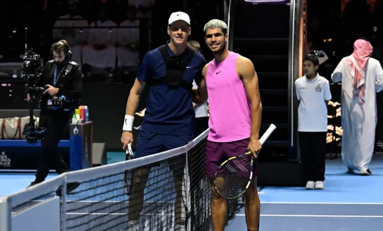 Alcaraz y Sinner conocen a sus rivales para las semifinales de las ATP Finals