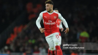 Alex Oxlade-Chamberlain trains with Arsenal U21 squad