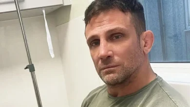 Alex Reid rushed to hospital with a suspected bleed on the brain