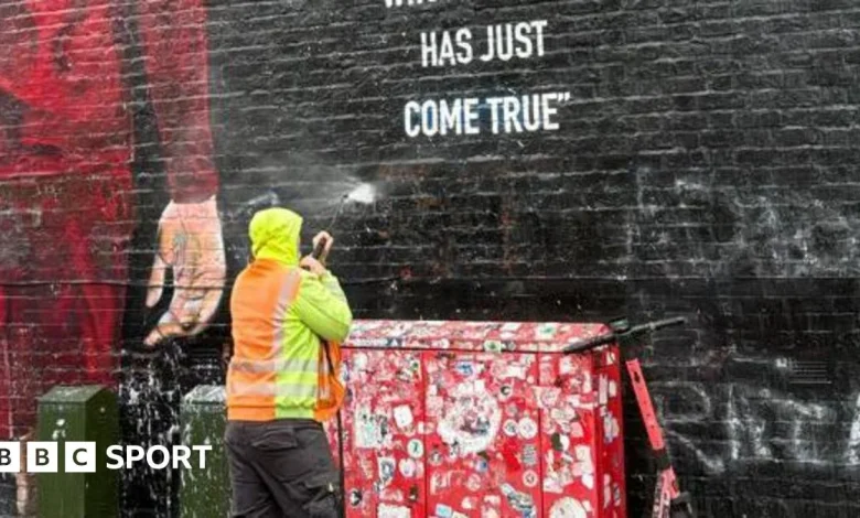Alexander-Arnold mural defaced before Anfield return