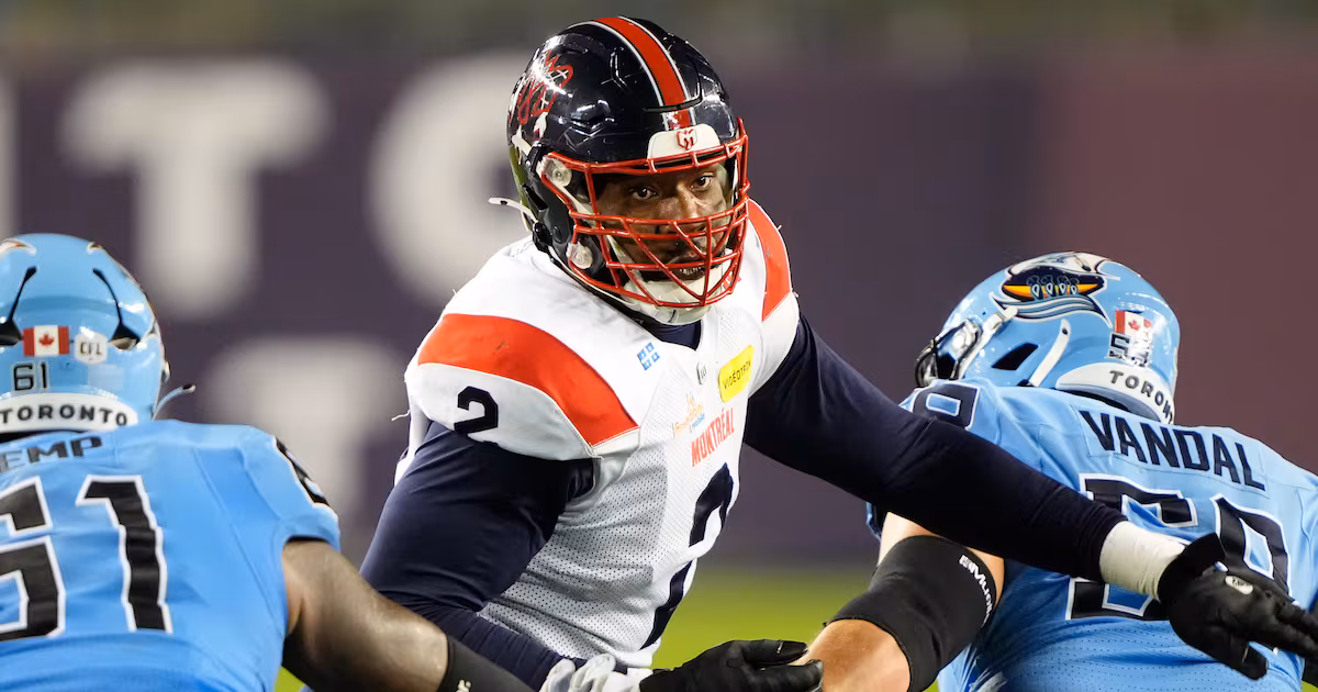 Alouettes DL Oakman suspended indefinitely; will miss East Semi-Final