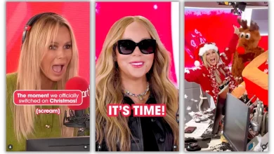 Amanda Holden stunned as Mariah Carey helps Heart switch on Christmas