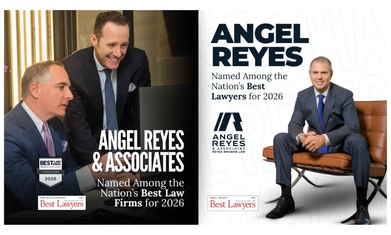 Angel Reyes & Associates Receives Double Honor in 2026 Best Lawyers and Best Law Firms Rankings