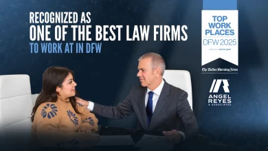 Angel Reyes & Associates Recognized as One of Best Law Firms to Work For in Dallas-Fort Worth