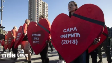 Anger lingers in Serbia a year after train station tragedy