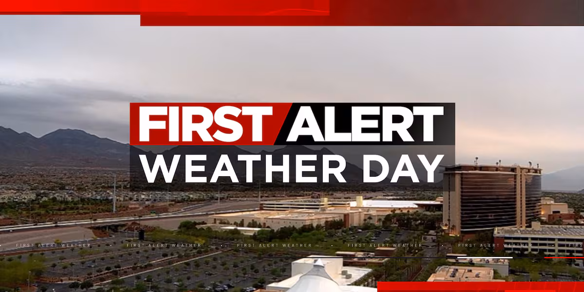 Another round of rain with showers continuing through Friday in Las Vegas