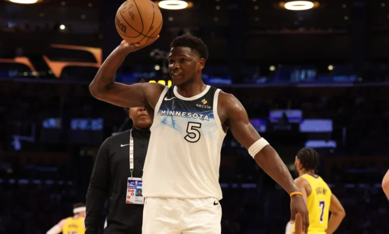 Anthony Edwards Listed As Questionable To Play On Wednesday