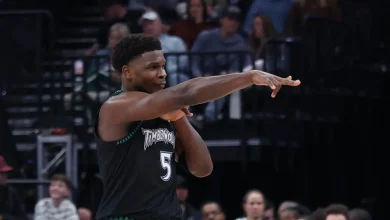 Anthony Edwards red-hot from three as Wolves stomp the Jazz again