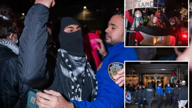 Antisemitic mob descends on historic NYC synagogue -- urging the 'resistance' to 'take another settler out'