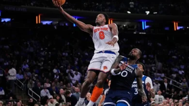 Anunoby and Brunson help Knicks rout Timberwolves 137-114 in Anthony Edwards' return from injury