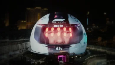 Apple TV takes over Las Vegas Sphere for F1 weekend to promote movie and 50% off Black Friday offer