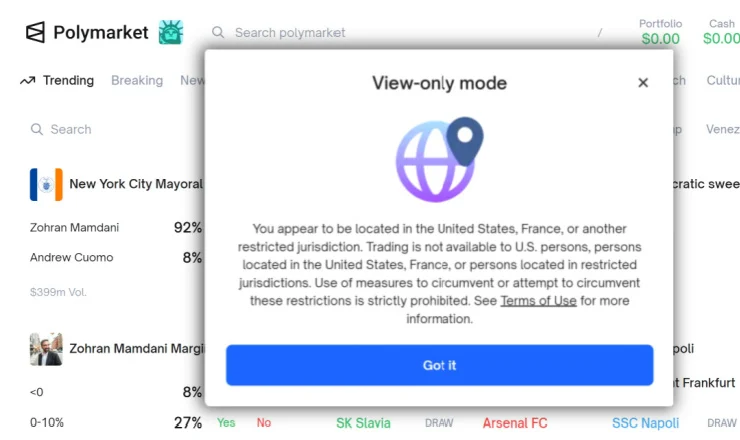 Are The Walls Closing In On Polymarket After Latest European Ban?