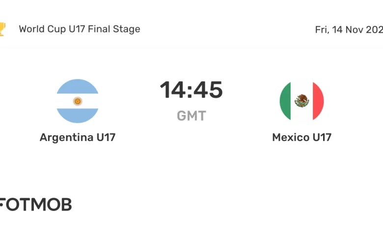 Argentina U17 vs Mexico U17 - live score, predicted lineups and H2H stats