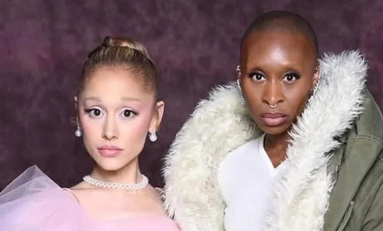 Ariana Grande Reacts To Viral Videos Of Her Touching Wicked Co-Star Cynthia Erivo In "A Nonsexual Way"