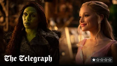 Ariana Grande is painfully wooden in Wicked’s irritating sequel