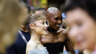 Ariana Grande rushed by man at 'Wicked: For Good' premiere, is shielded by Cynthia Erivo