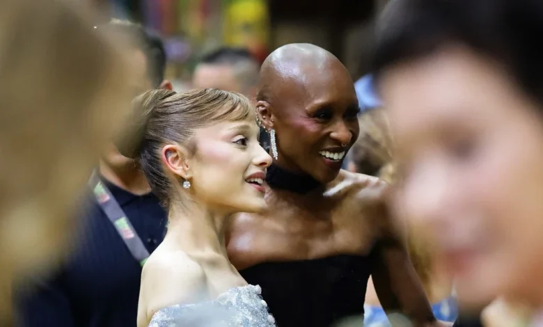 Ariana Grande rushed by man at 'Wicked: For Good' premiere, is shielded by Cynthia Erivo