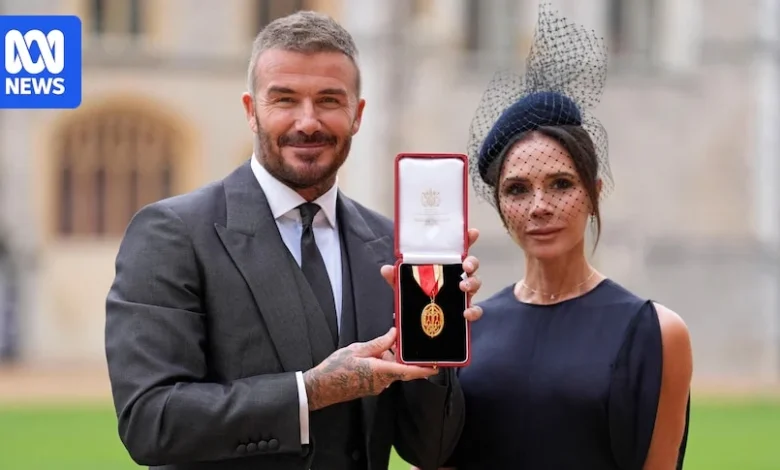 Arise, Sir David! Beckham knighted by King in 'big moment' for ex-footballer