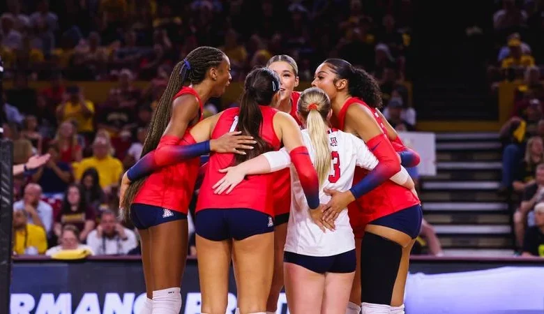 Arizona Falls to No. 8 Arizona State in Four Sets