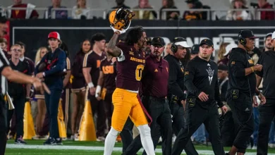 Arizona State WR Jordyn Tyson out of Territorial Cup after awkward fall