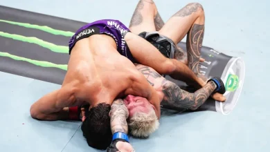 Arman Tsarukyan wants Ilia Topuria next after finishing Dan Hooker with arm-triangle choke in UFC Qatar main event