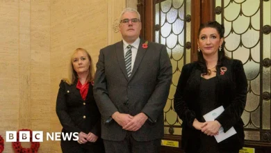 Armistice Day: Ceremonies held across Northern Ireland