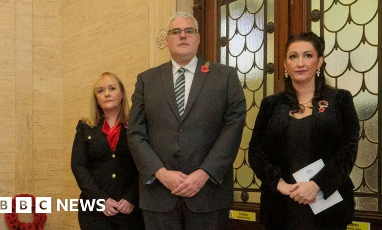 Armistice Day: Ceremonies held across Northern Ireland