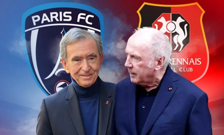 Arnault-Pinault, un duel de luxe entre milliardaires à l'occasion de Paris FC - Rennes