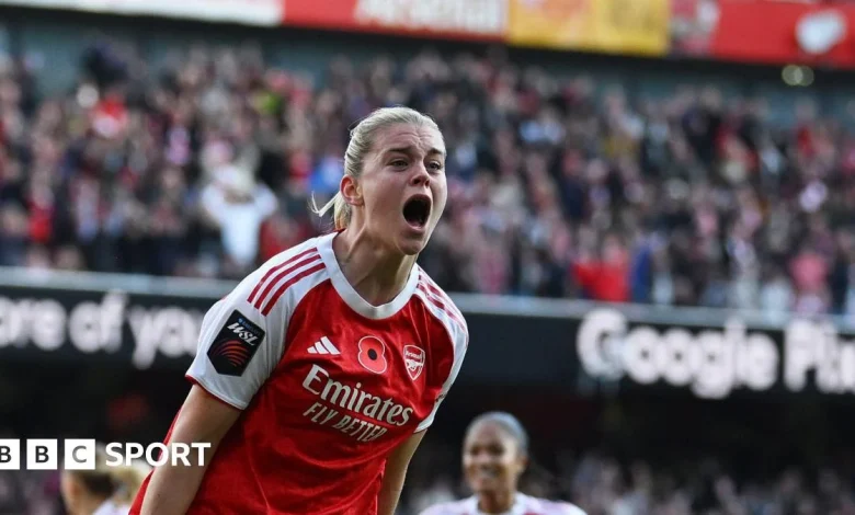 Arsenal 1-1 Chelsea: Alessia Russo scores late equaliser for Gunners