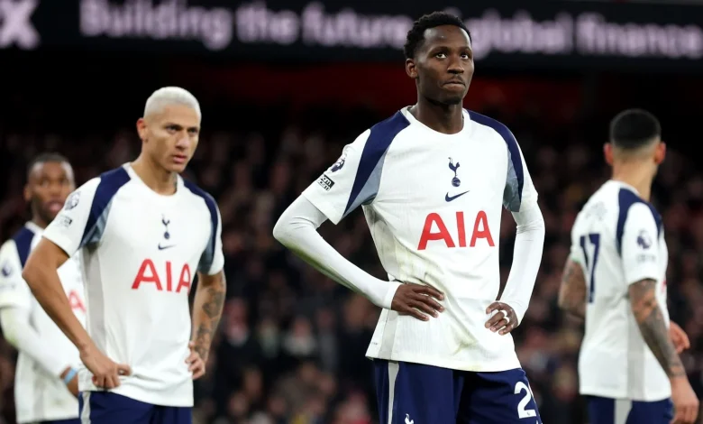 Arsenal 4-1 Tottenham: Thomas Frank apologises to fans as Guglielmo Vicario admits Spurs showed no fight