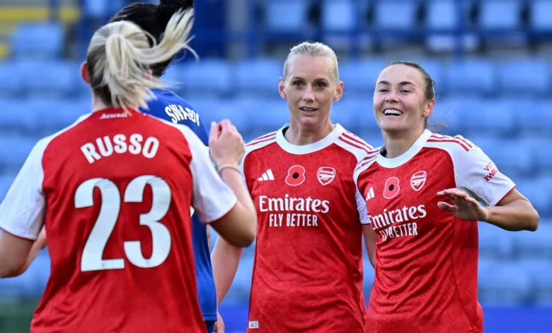 Arsenal see off Leicester as Man Utd win thriller against Brighton - Women's Super League round-up