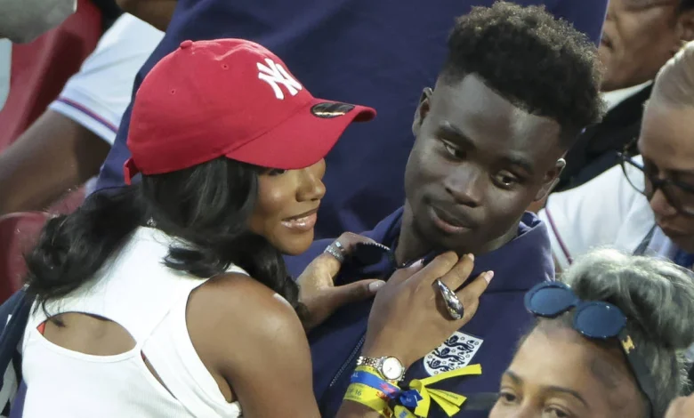 Arsenal star Bukayo Saka gets engaged to long-term girlfriend after lavish London proposal