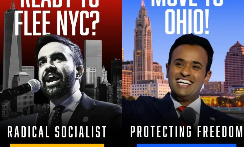 As Ohio governor, Vivek Ramaswamy would show NYPD officers 'respect' after Zohran Mamdani win