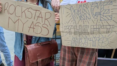 As Rockstar accuse fired staff of leaking secrets, unions launch street protests against publisher Take-Two