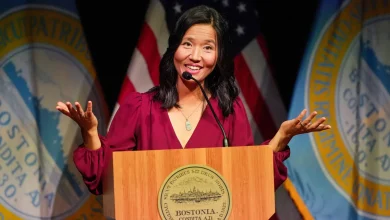 As tally commences, an unopposed Boston Mayor Wu celebrates re-election victory