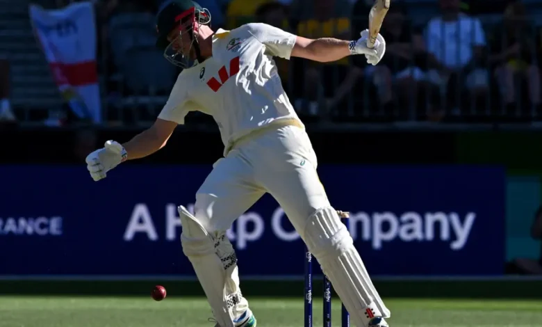 Ashes 1st Test: WATCH | Mark Wood sends 6-foot-6 Camron Green tumbling with 147 kmph bouncer