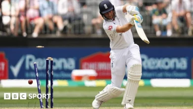 Ashes 2025-26: England in danger of first Test defeat after another collapse in Perth