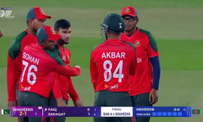 Asia Cup Rising Stars Final: Bangladesh storm through powerplay