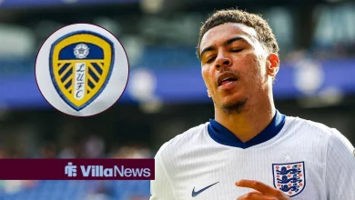Aston Villa injury latest vs Leeds United - Morgan Rogers update in from England