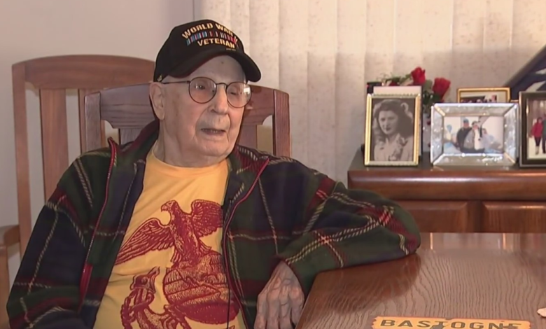 At 99 years old, U.S. Marine Corps veteran honors fellow WWII Marines