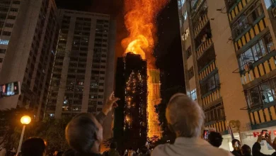 At least 13 dead as fire rips through Hong Kong tower blocks