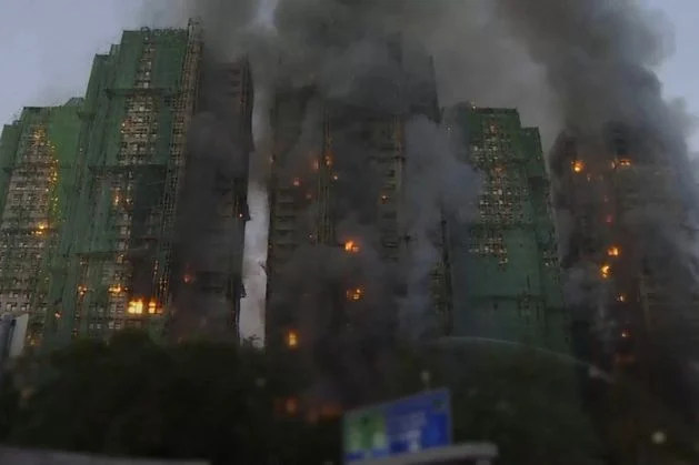 At least 36 dead and more than 270 ‘unaccounted for’ after huge fire at Hong Kong high-rise residential complex