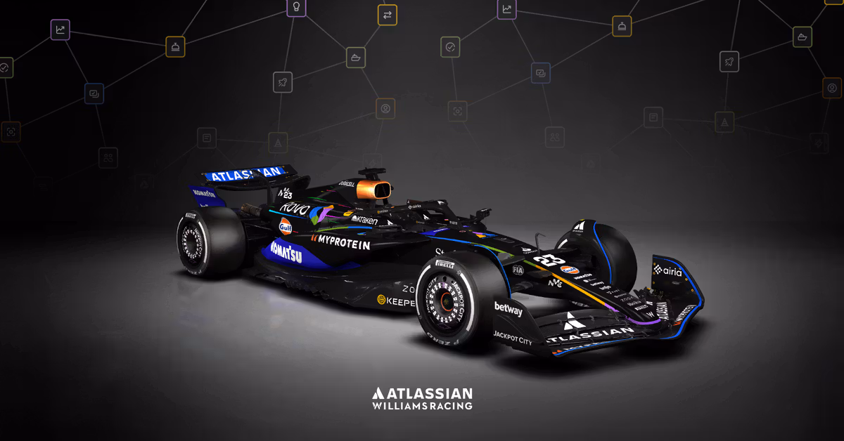 Atlassian and Williams unveil Las Vegas livery, celebrating the power of Rovo AI