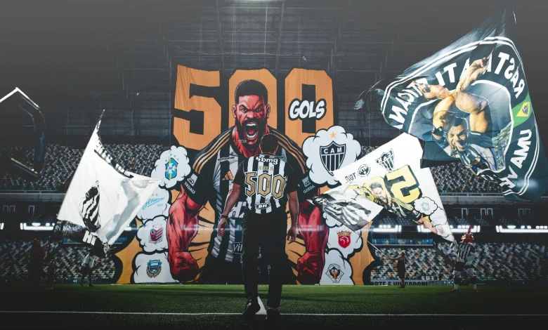 Atlético-MG homenageia Hulk pelos 500 gols na carreira